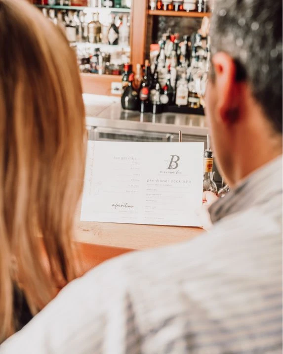 Eisvogel Bar 10 Paar ließt Barkarte