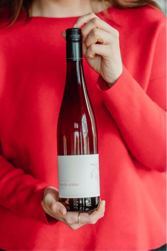 Flasche Jubiläumswein "Lovely White"