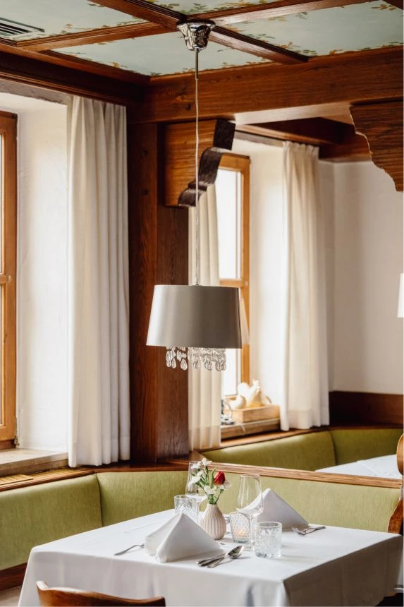 Gedeckter Tisch im Restaurant