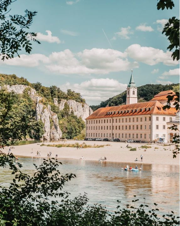 Blick auf das Kloster Weltenburg