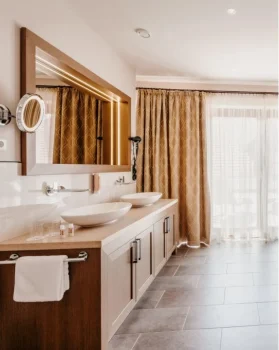 Badezimmer der Suite Idyll